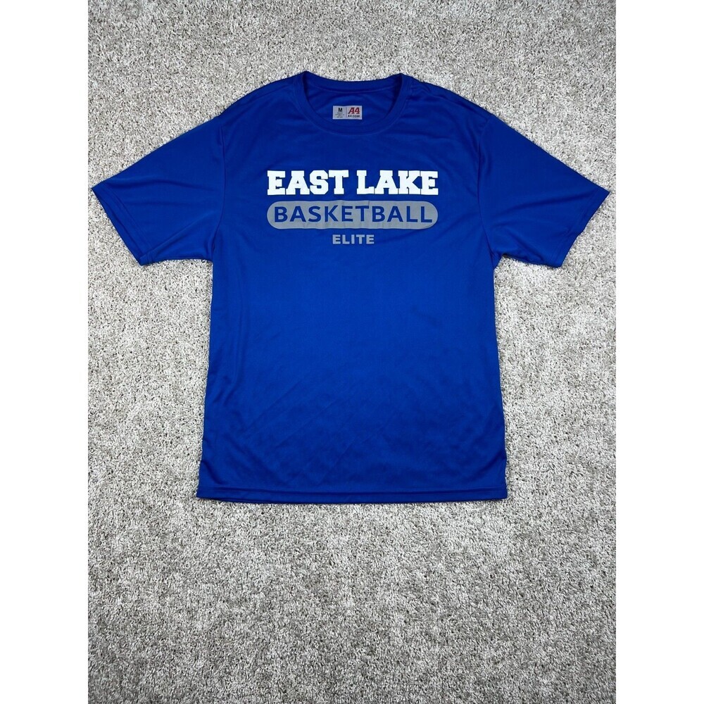East Lake Basketball Elite Performance Shirt Adult Medium Blue